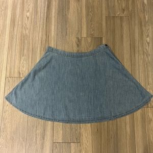 Denim skater skirt size medium